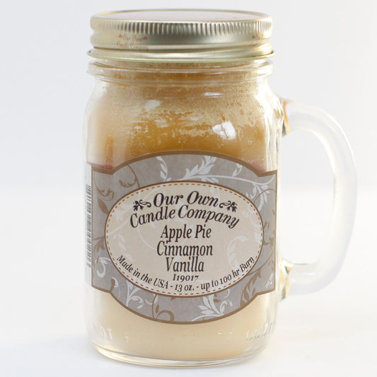 Scented Candle Jar - Apple/Cinnamon/Vanilla