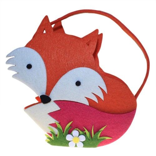 Spring Felt Gift Bags - Foxy Asst