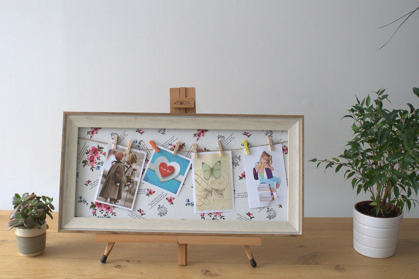 Med DIY Peg Photo Frames - Floral