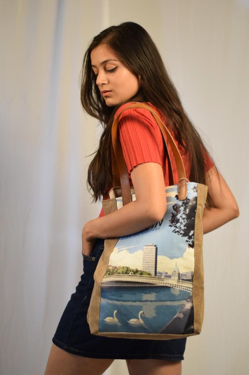 Vintage Travel Bag - Dublin