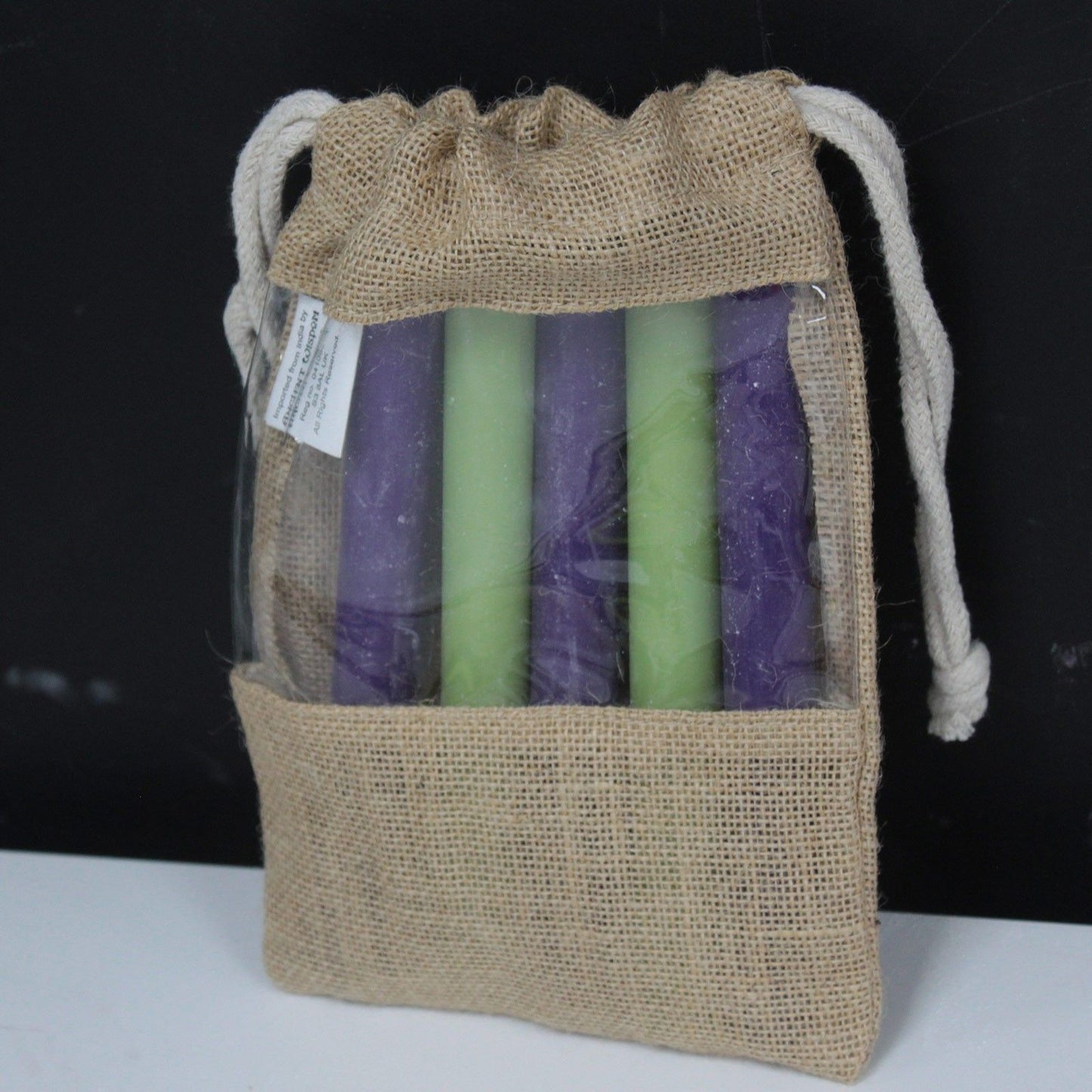 Lrg - Jute Window Bag 25x16cm