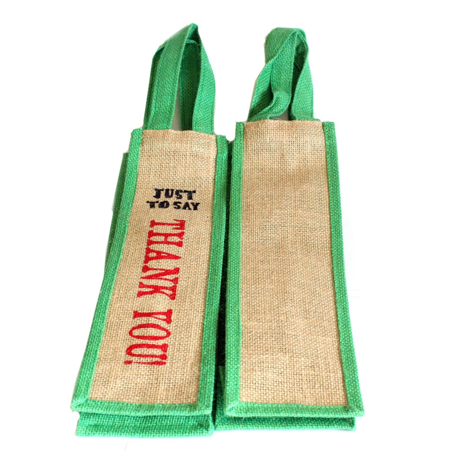Jute Bag Green - Just to Say Thank You