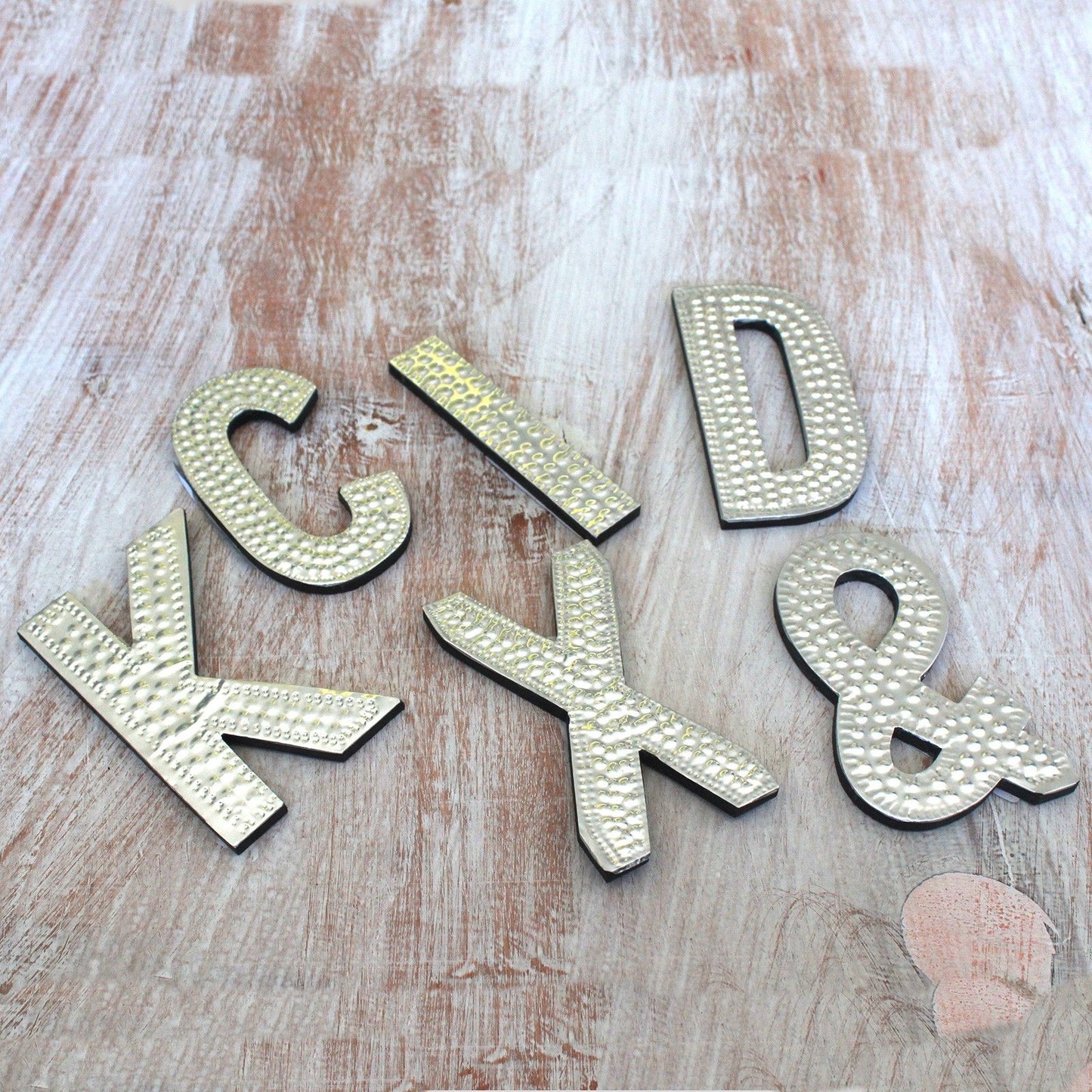 Sm Arty Aluminum Letters - E