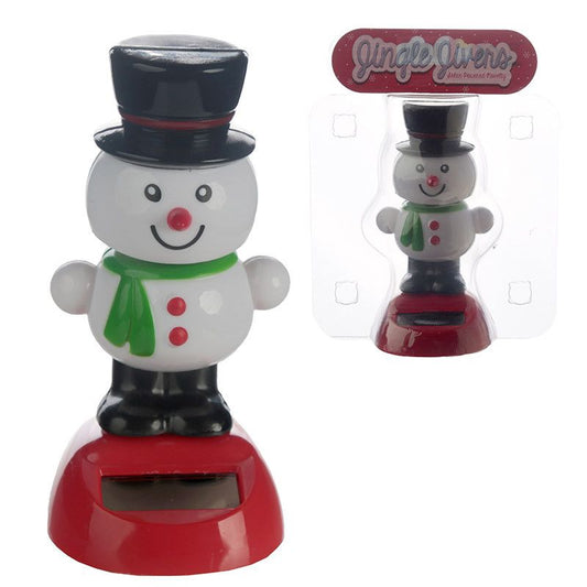 Jingle Jivers Christmas Snowman Solar Pal