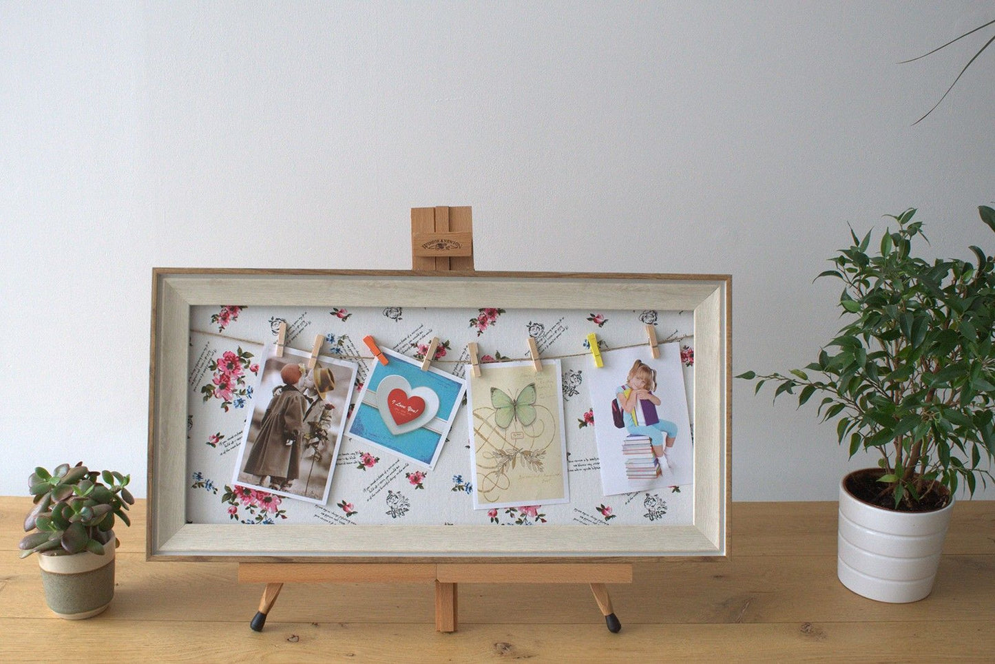 Med DIY Peg Photo Frames - Floral