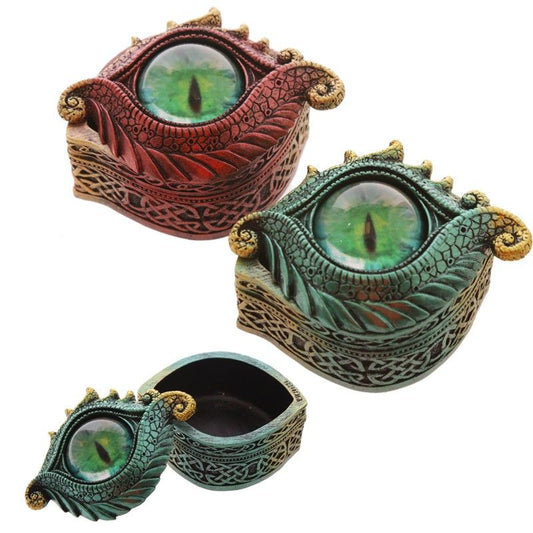 Dark Legends All Seeing Eye Dragon Trinket Box