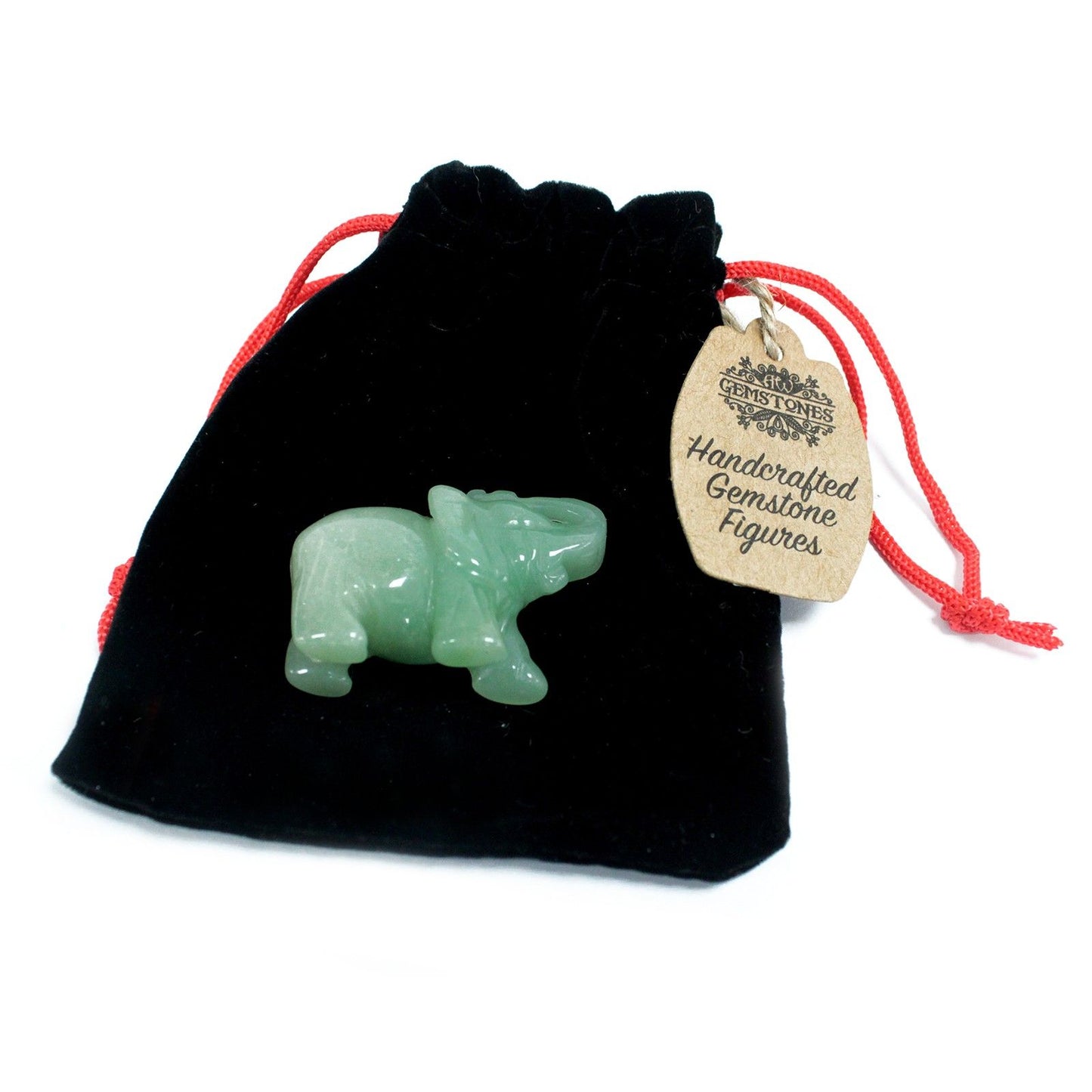 Gemstone Elephant - Tiger Eye