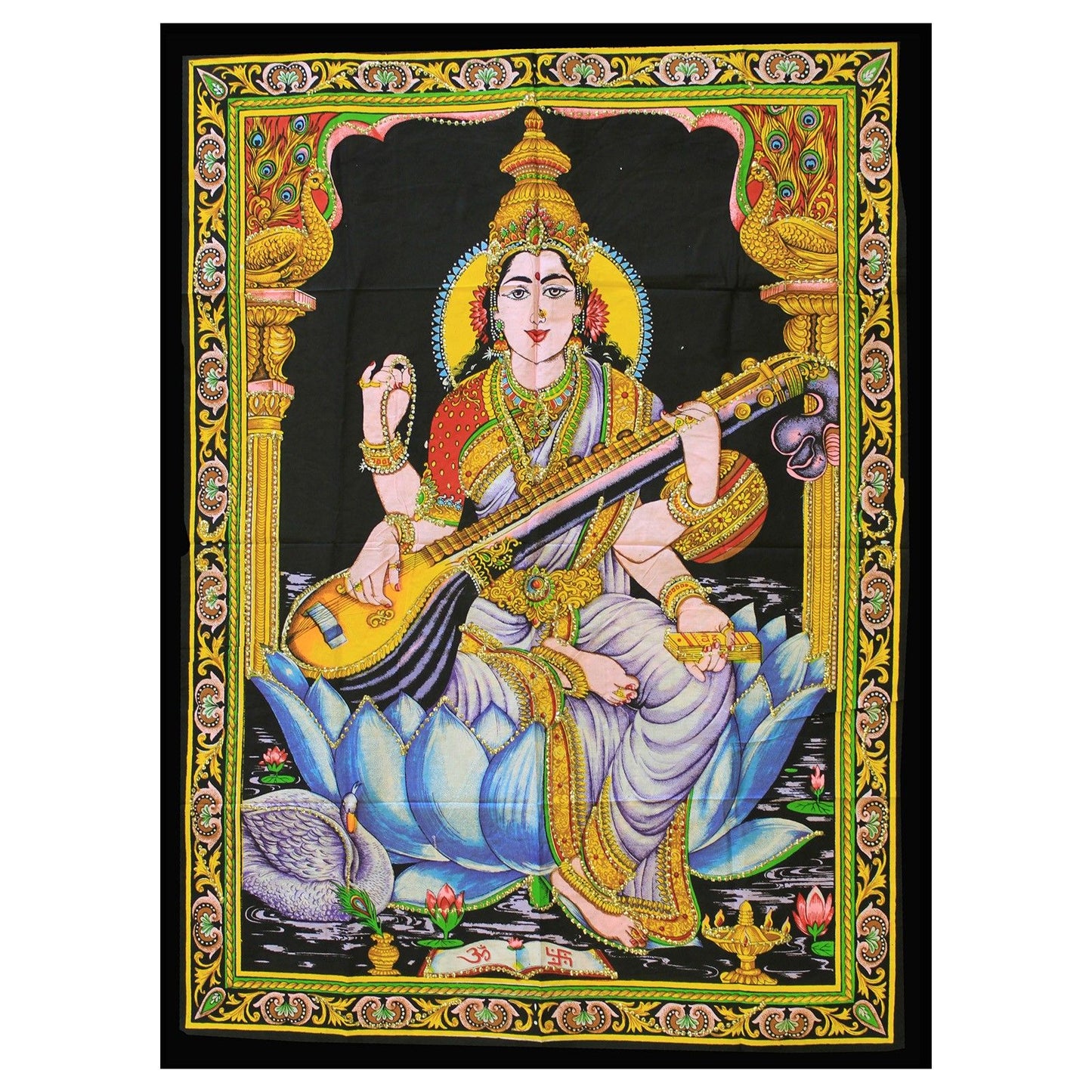 Indian Wall Art - Saraswati