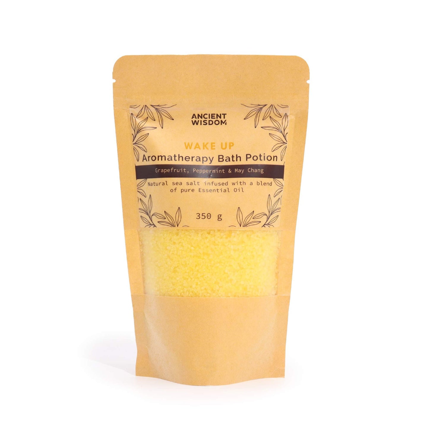 Aromatherapy Bath Potion in Kraft Bag 350g - Wake Up