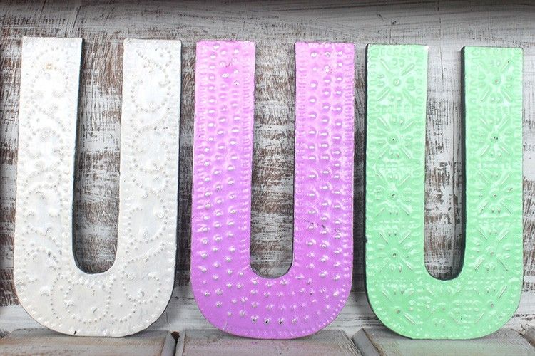 Letter "U" - Assorted Colours - 15cm