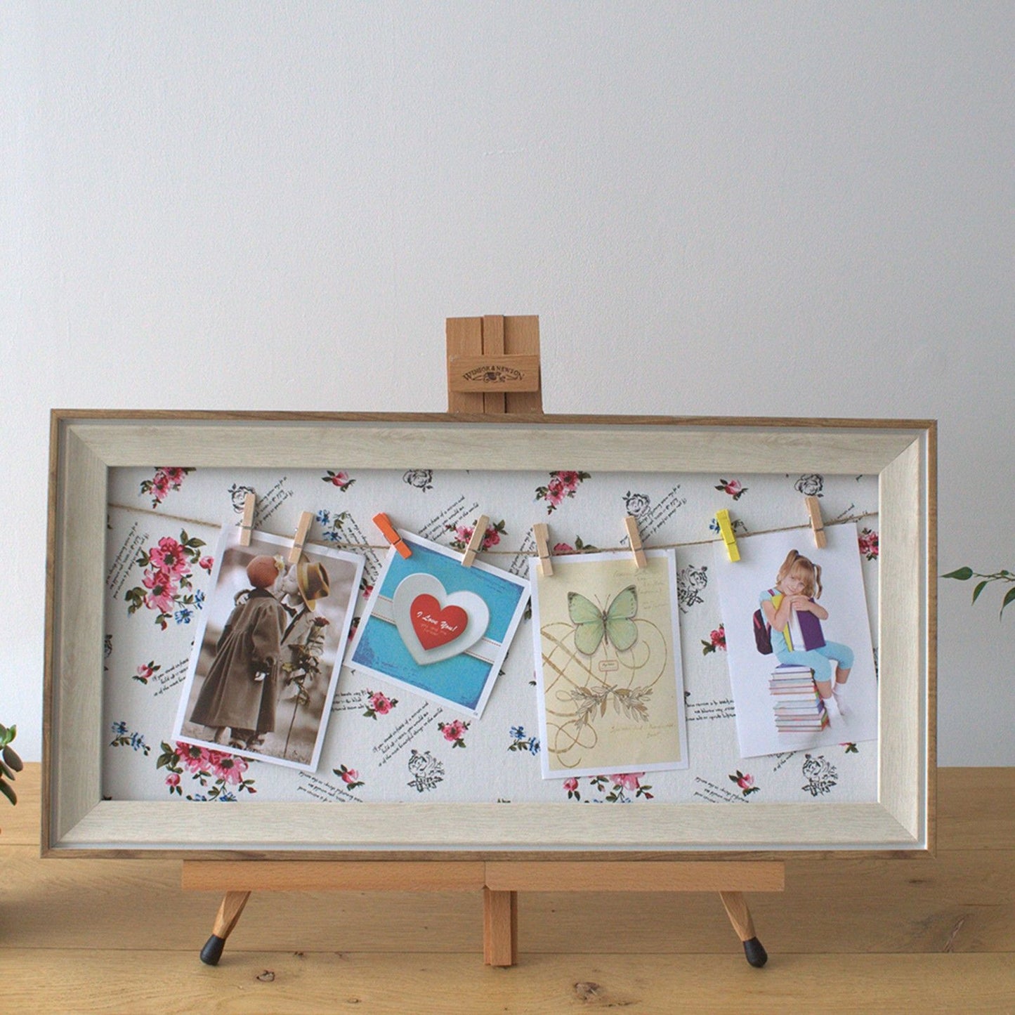 Med DIY Peg Photo Frames - Floral