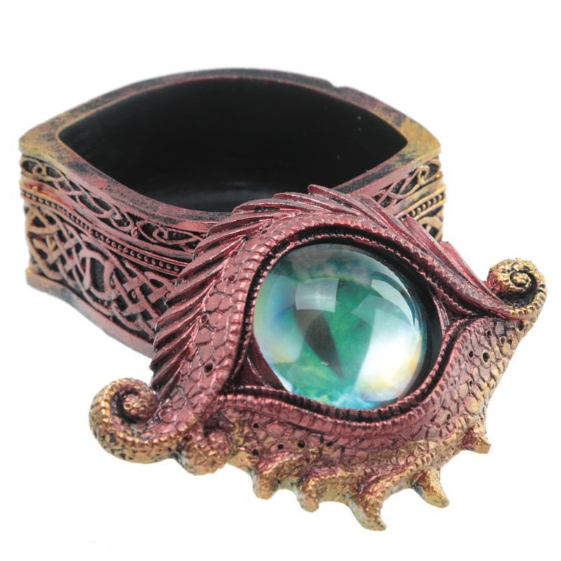 Dark Legends All Seeing Eye Dragon Trinket Box