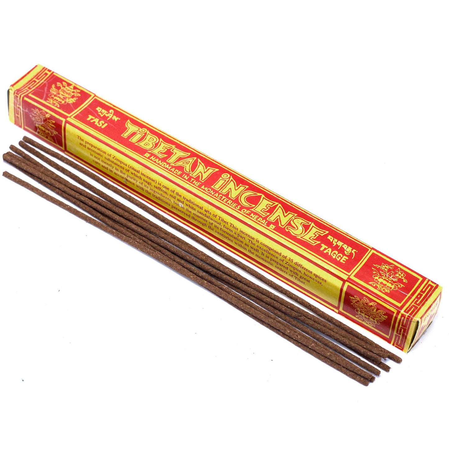Tibetan Big Pack Incense - Tasi Yellow