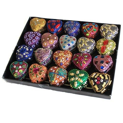Mini Hearts Trinket Box - 33mm