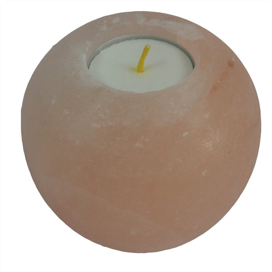Apple shaped candle holder