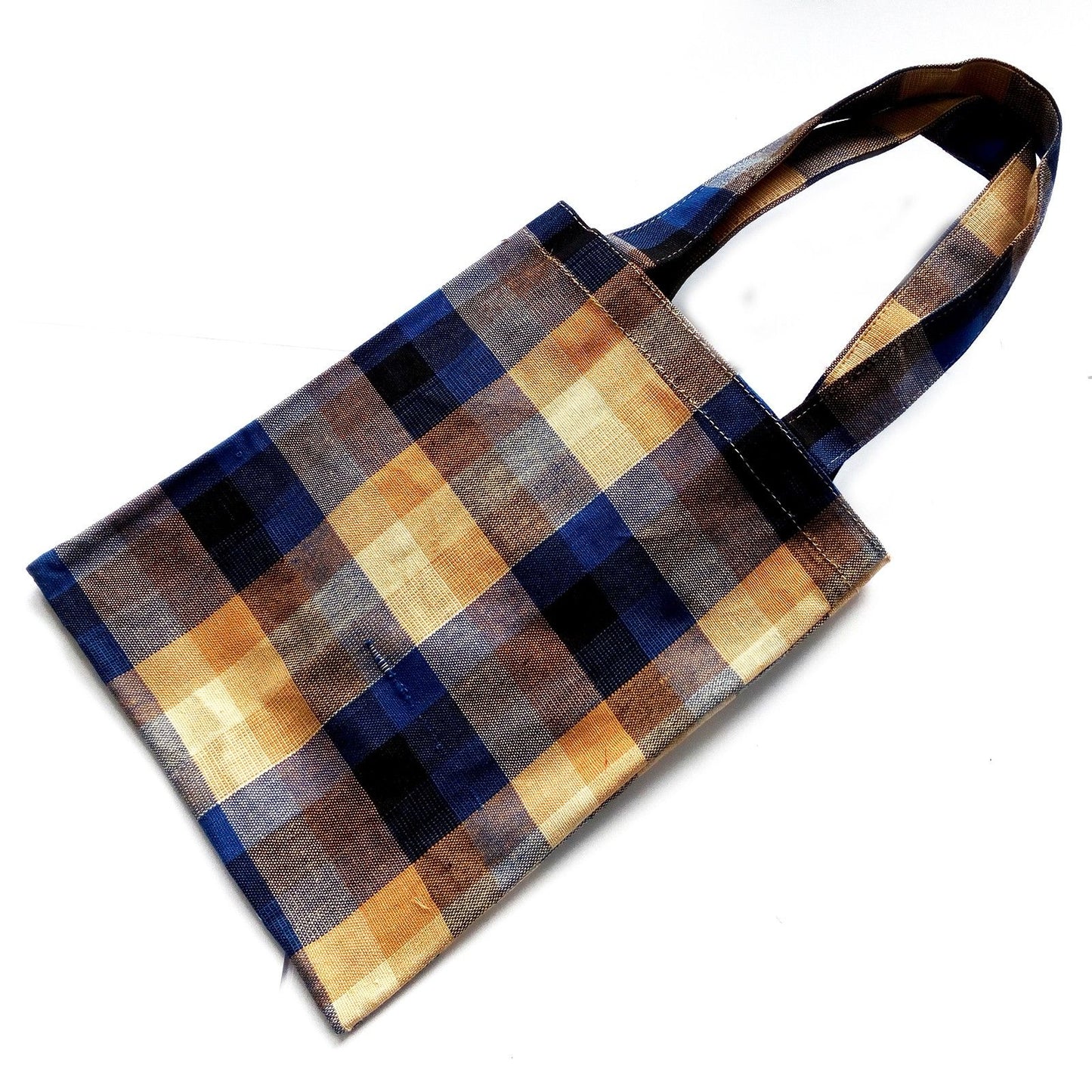 Small Scotch Plaid Canvas Bags - Asst