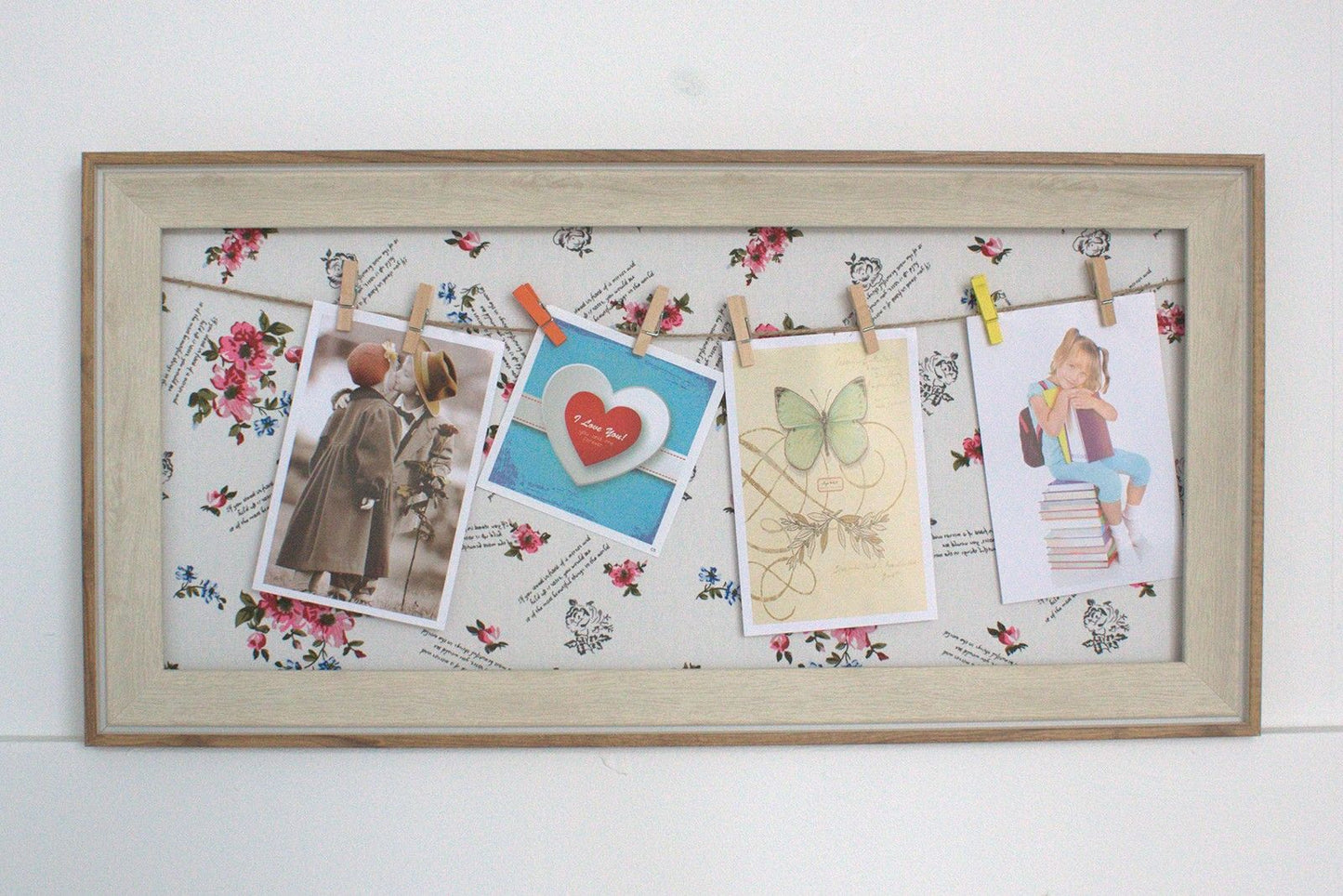 Med DIY Peg Photo Frames - Floral
