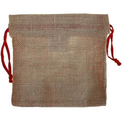 15x18cm Jute Pouch - Plain