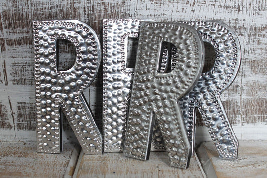 Sm Arty Aluminum Letters - R
