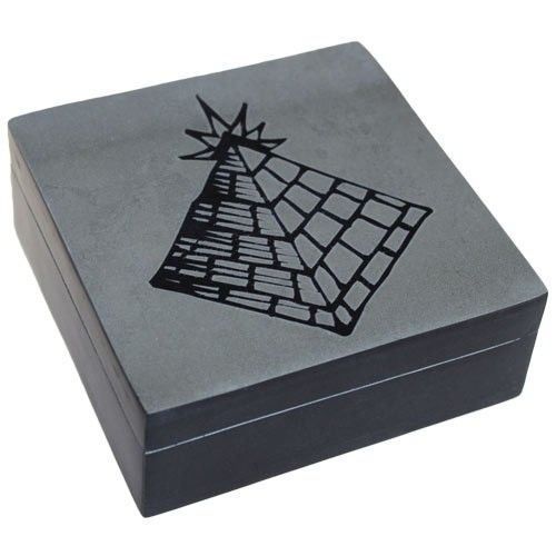 Lucky Black Stone Boxes - Pyramid