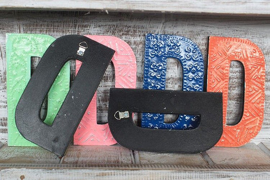 Letter "D" - Assorted Colours - 15cm