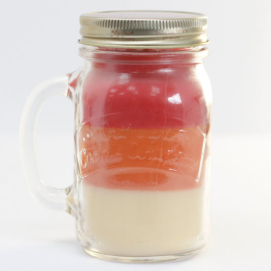 Scented Candle Jar - Strawberry Peach & Cream