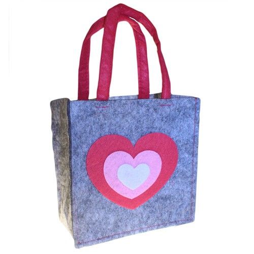 Spring Felt Gift Bags - Love Bags Asst