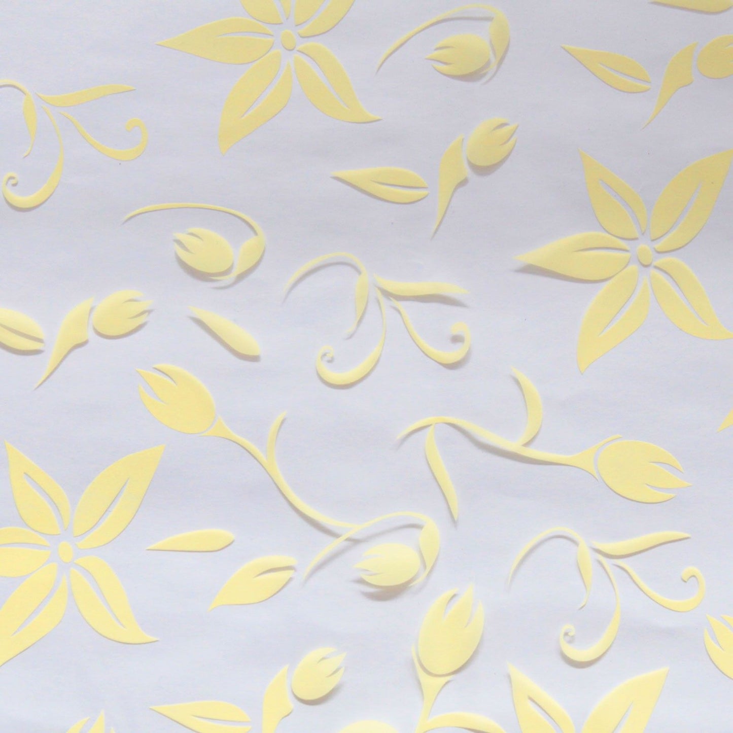 Yellow Flowers - Bath Bomb Wrap 40cm - (200 sheets)