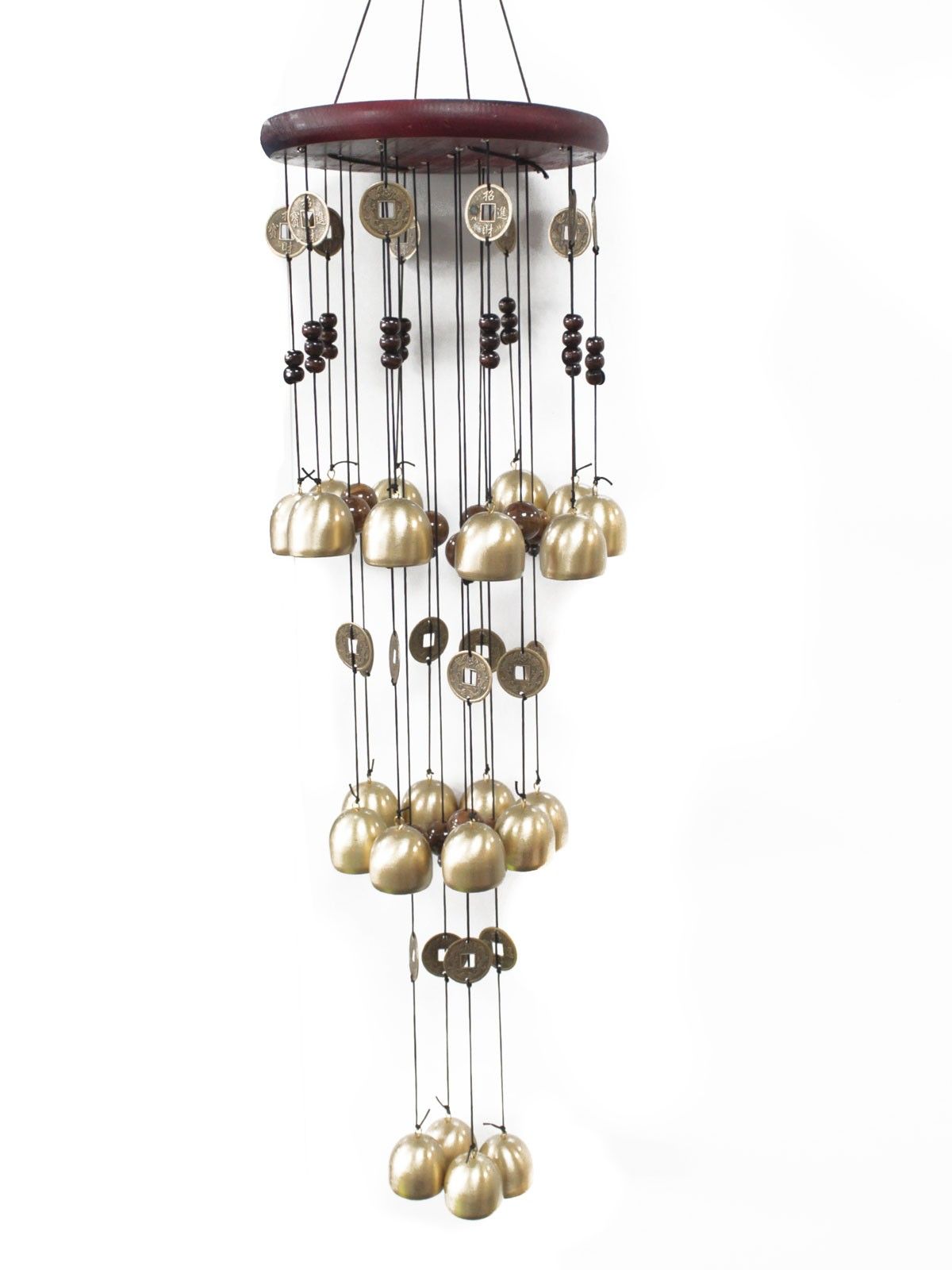 Feng Shui Chimes - Round 22 Bells & Coins