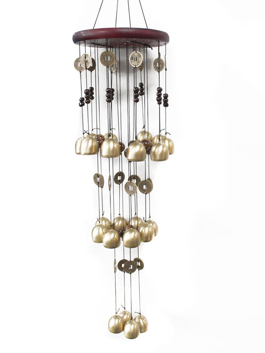 Feng Shui Chimes - Round 22 Bells & Coins
