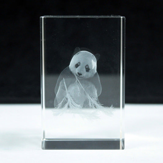 Laser Crystal Block - Panda