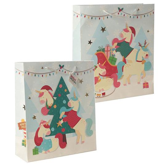 Cute Christmas Animals Gift Bag - Extra Large