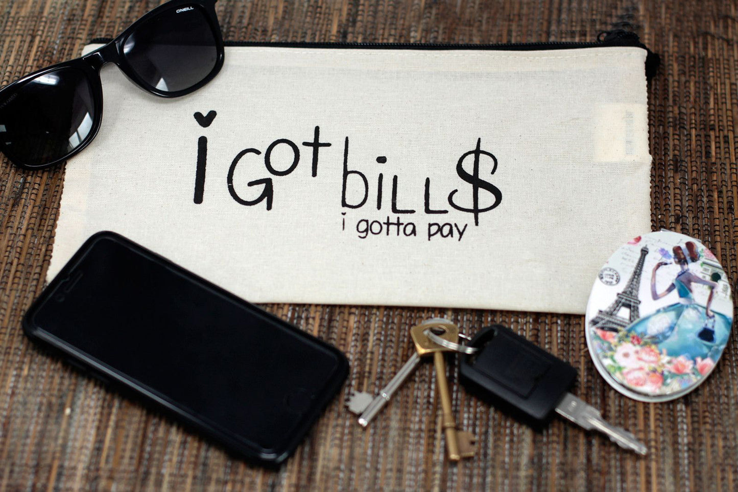Get Organised Pouch - Boring Stuff to Keep Safe