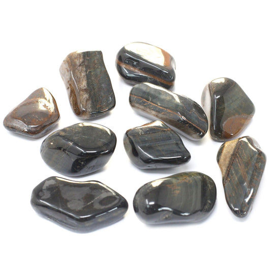 Extra Large Tumble Stones - Tigers Eye