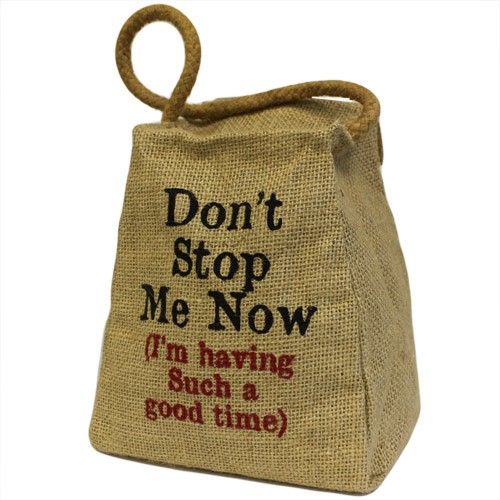 Lrg Jute Ton Shape - Don't Stop Me Now