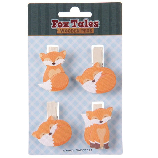 Pack of Fox Craft Pegs