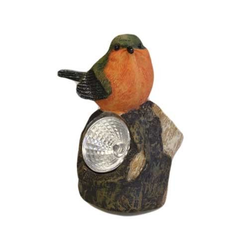 Gartenlichter & Bewegungsmelder orange-grüner Vogel - Licht