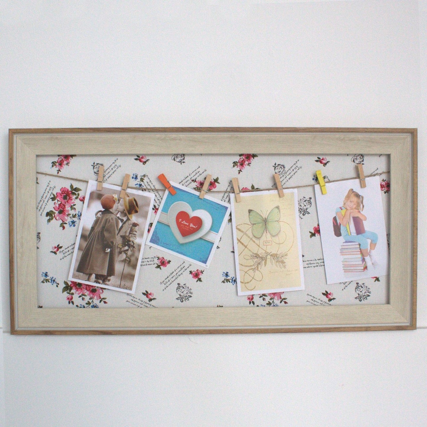 Med DIY Peg Photo Frames - Floral