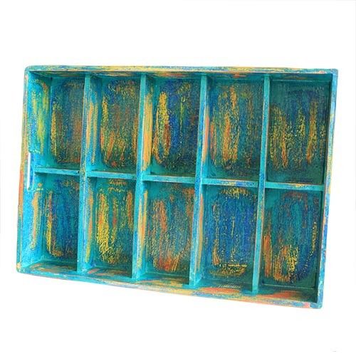 Mint Antique Display Tray (10 Box) 60x42x10cm