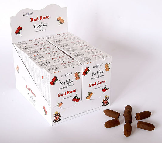 Red Rose Back Flow Incense Cone