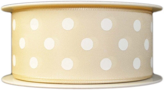 Polka Dot Ribbon - Ivory (51)