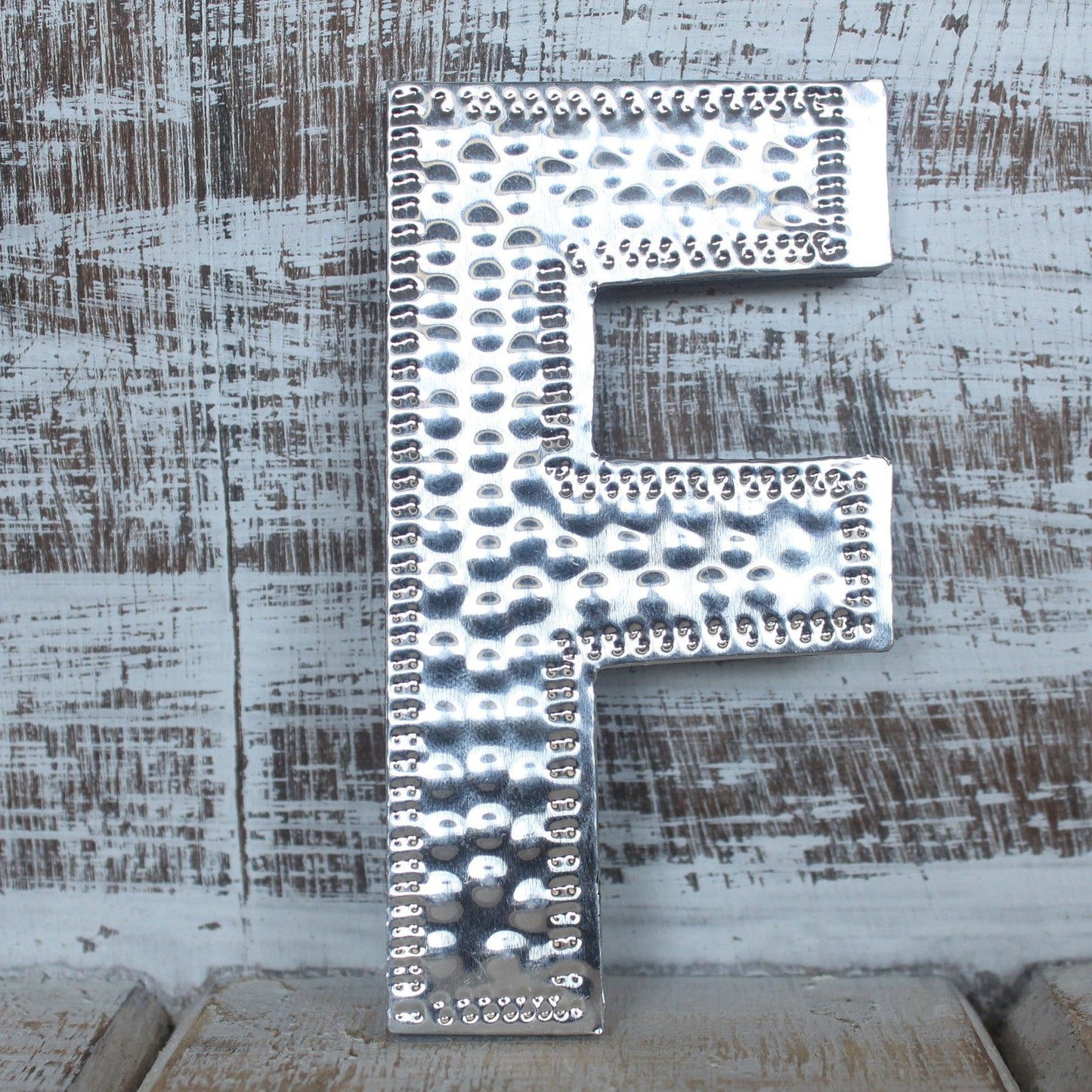 Sm Arty Aluminum Letters - F