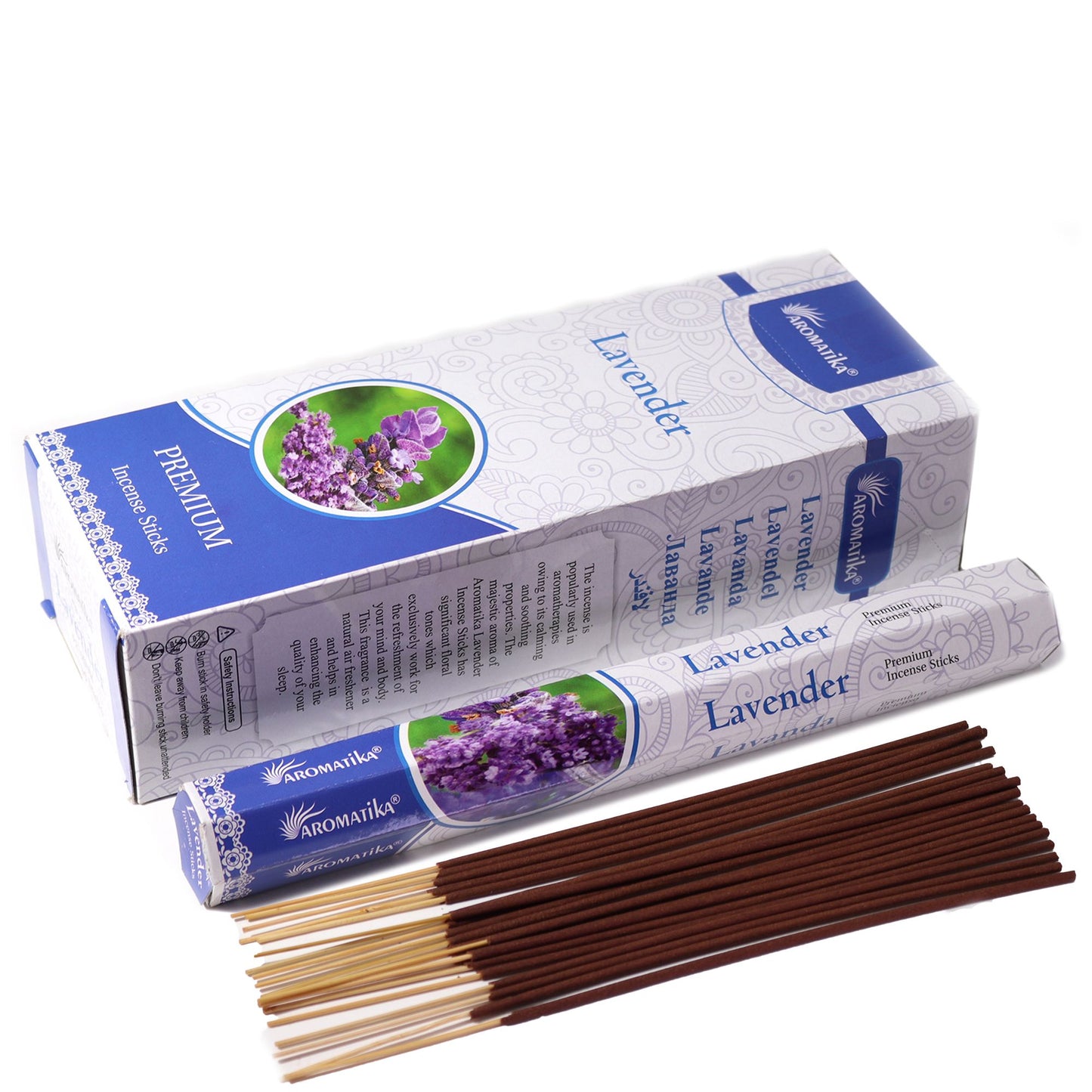 Aromatika Charcoal Free Hex Incense - Lavender