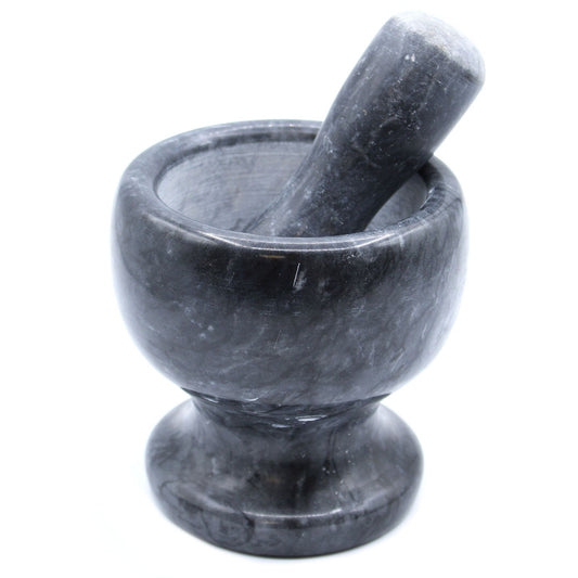 Extra Large Black Marble Pestle & Mortar - 12.5x12cm