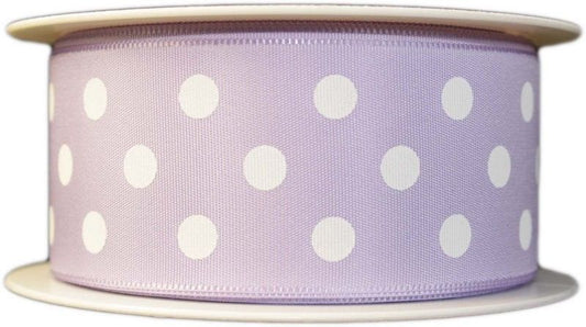 Polka Dot Ribbon - Mauve (41)