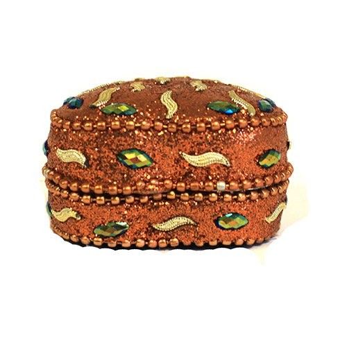 Lrg Hearts Trinket Box - 55mm