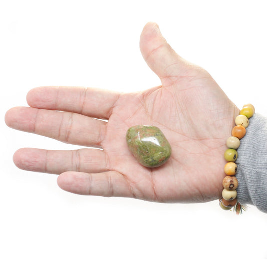 Extra Large Tumble Stones - Unakite