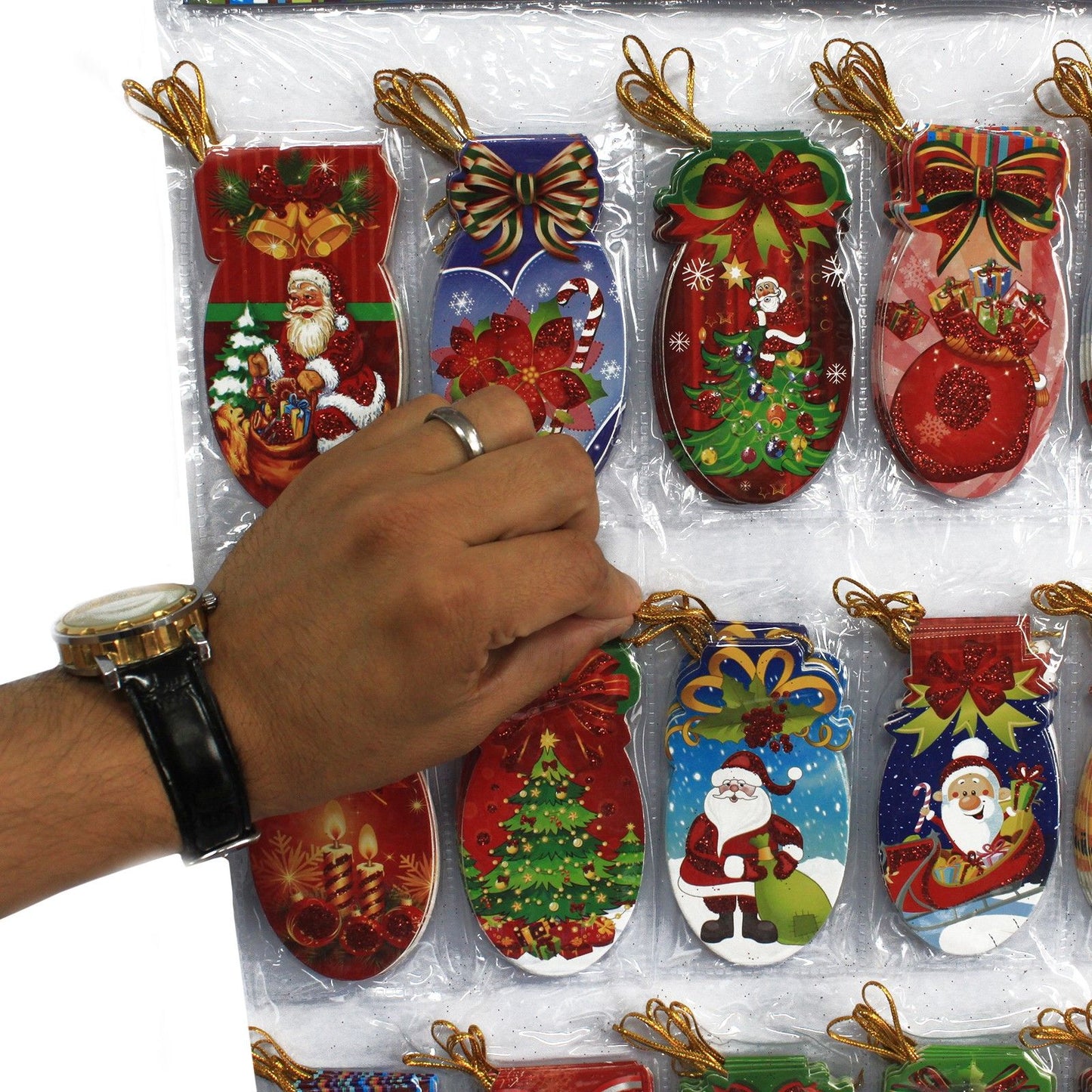 Xmas Sock Shape Tags - 24 Designs (160 Tags)