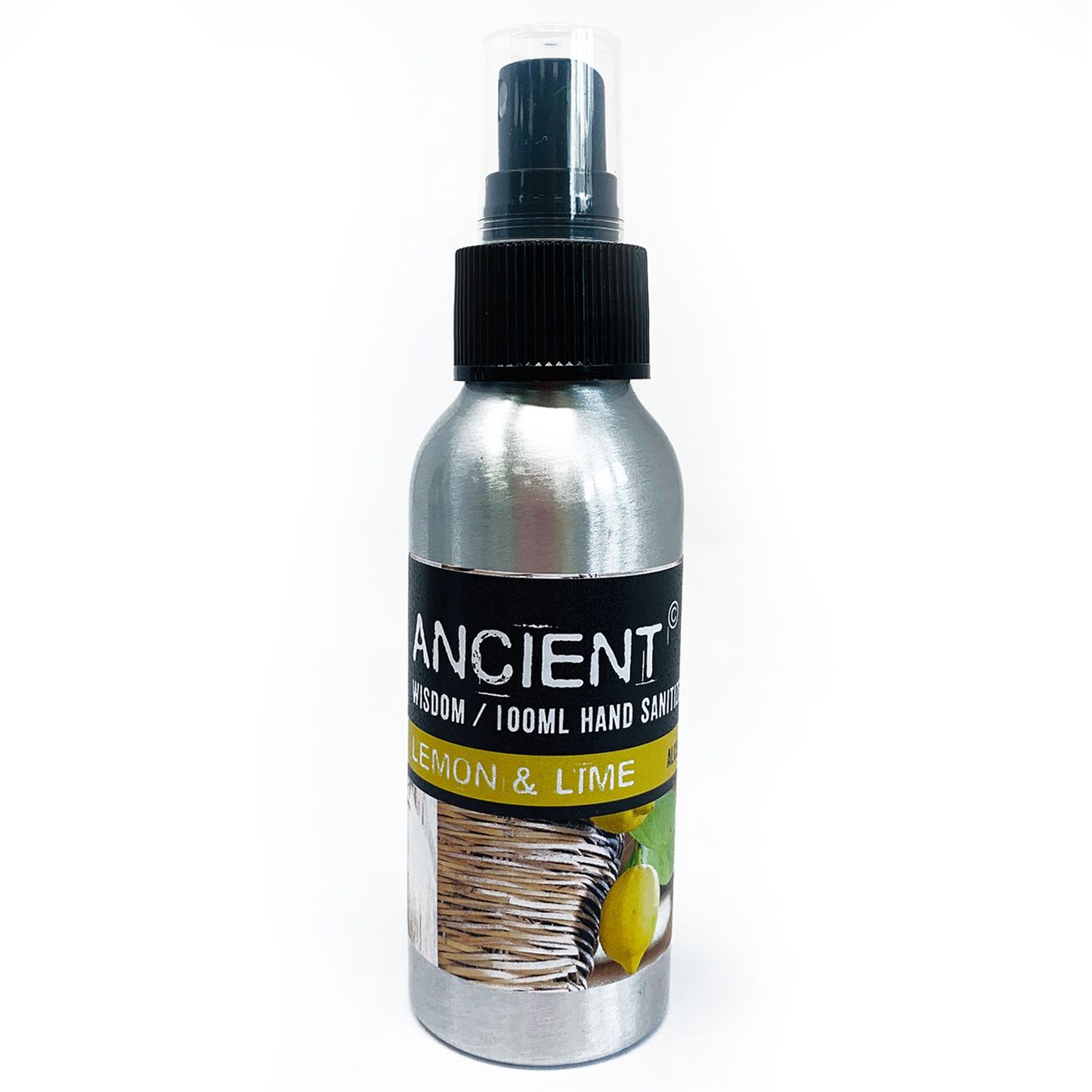 100ml Aromatherapy Hand Sanitiser Spray - Lemon & Lime