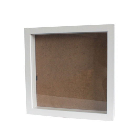 Deep Box Frame - Large Square - 25x25cm - White